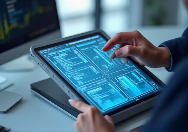 Digital interface showing legal workflow automation